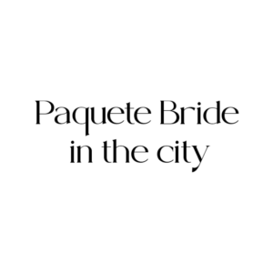 PAQUETE BRIDE IN THE CITY